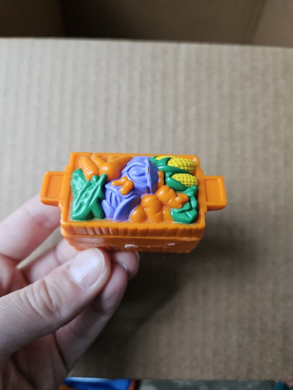 🧡3/$15 Fisher-Price Little People Orange Animal Food Crate Replacement Piece